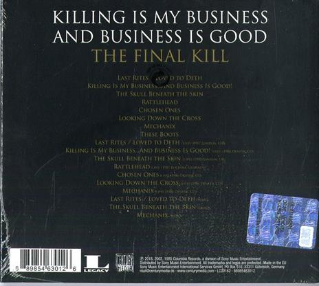 Killing Is My Business... and Business Is Good (The Final Kill) - CD Audio di Megadeth - 2