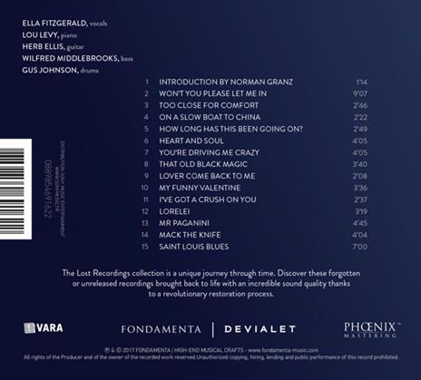 Live at the Concertgebouw - CD Audio di Ella Fitzgerald - 2
