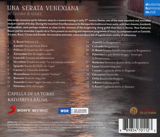 Una Serata Venexiana - CD Audio di Capella de la Torre - 2