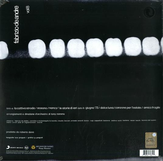 Volume 8 - Vinile LP di Fabrizio De André - 2