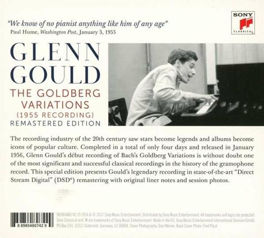 Variazioni Goldberg (Remastered) - CD Audio di Johann Sebastian Bach,Glenn Gould - 2