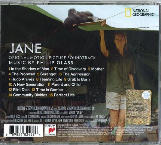 Jane (Colonna sonora) - CD Audio di Philip Glass - 2