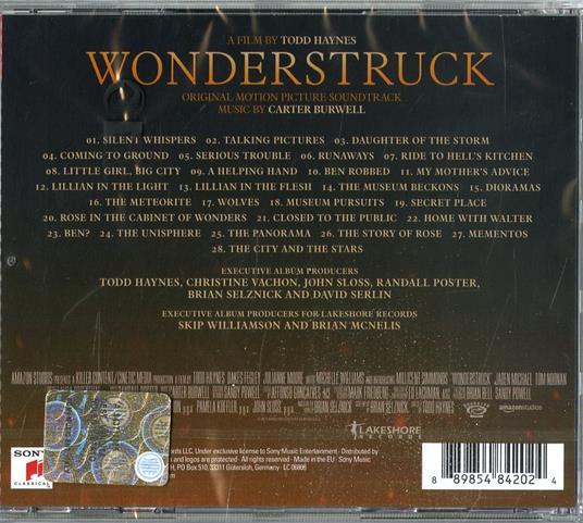 Wonderstruck (Colonna sonora) - CD Audio di Carter Burwell - 2