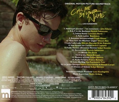 Chiamami col tuo nome (Call Me by Your Name) (Colonna sonora) - CD Audio - 2