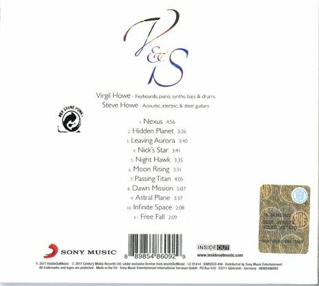 Nexus (Digipack Special Edition) - CD Audio di Steve Howe,Virgil - 2