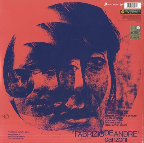 Canzoni - Vinile LP di Fabrizio De André - 2