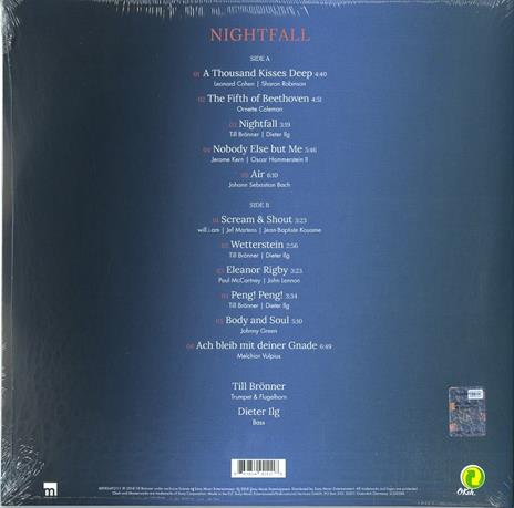 Nightfall - Vinile LP di Till Brönner,Dieter Ilg - 2