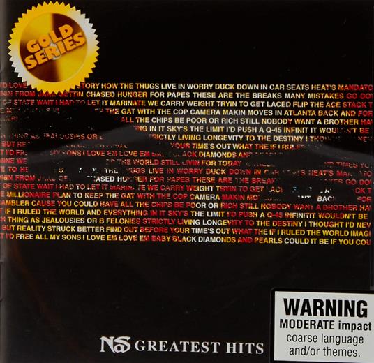 Greatest Hits (Gold Series) - CD Audio di Nas