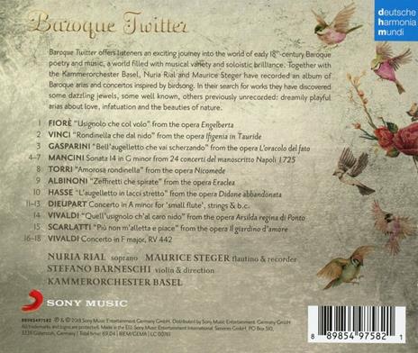 Baroque Twitter - CD Audio di Maurice Steger,Nuria Rial - 2