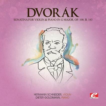 Sonatina Viol & Piano G Maj 100 B 183 - CD Audio di Antonin Dvorak