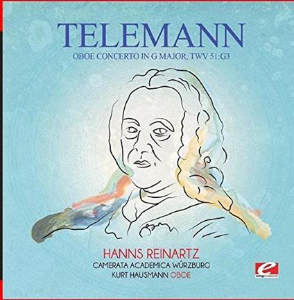 Oboe Concerto In G Major TWV 51:G3 - CD Audio di Georg Philipp Telemann