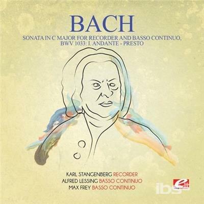 Sonata C Major For Recorder & Basso Continuo - CD Audio di Johann Sebastian Bach