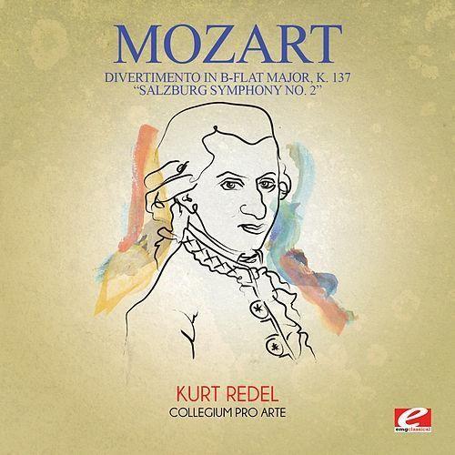 Divertimento In B-Flat Major K137 - CD Audio di Wolfgang Amadeus Mozart
