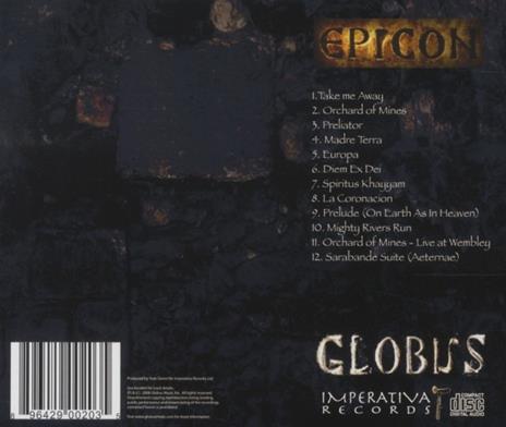 Epicon - CD Audio di Globus - 2