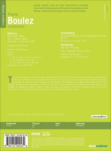 Pierre Boulez. Debussy, Schoenberg, Stravinsky. (DVD) - DVD di Pierre Boulez - 2