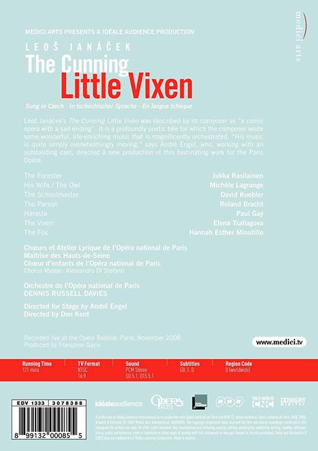 Leos Janacek. Cunning Little Vixen - La piccola volpe astuta (DVD) - DVD di Leos Janacek - 2