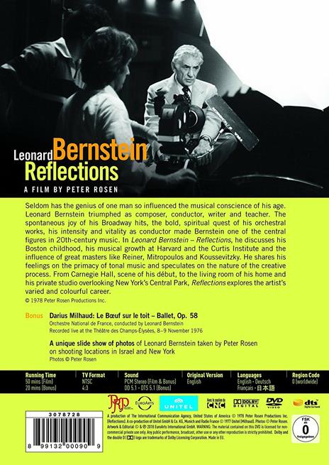Leonard Bernstein. Reflections (DVD) - DVD di Leonard Bernstein - 2