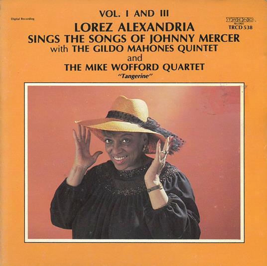 Sings the songs of Johnny Mercer - CD Audio di Lorez Alexandria