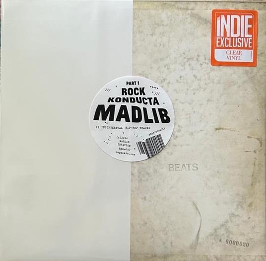Rock Konducta Pt. 1 (Clear Vinyl) - Vinile LP di Madlib