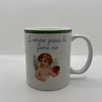 Tazza Mug L''Amore Passa La Fame No 15X9Cm Moroni Gomma
