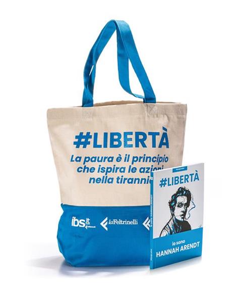 Borsa + libro. #Libertà. Io sono Hannah Arendt. Principi Attivi - Hannah Arendt - 2