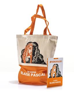 Libro Shopper + libro. #VEROFALSO. Io sono Blaise Pascal. Principi Attivi Blaise Pascal