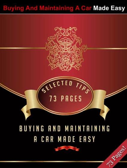 BUYNG AND MAINTAINING A CAR MADE EASY - Flu! - ebook