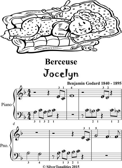 Berceuse Jocelyn Beginner Piano Sheet Music - Godard Benjamin - ebook