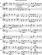 Royal March of the Lion Carnival of the Animals Easy Piano Sheet Music