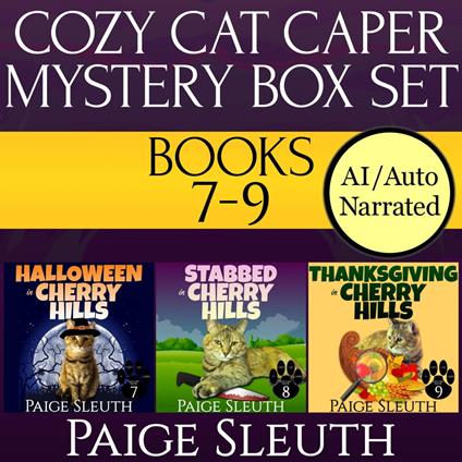 Cozy Cat Caper Mystery Box Set: Books 7-9