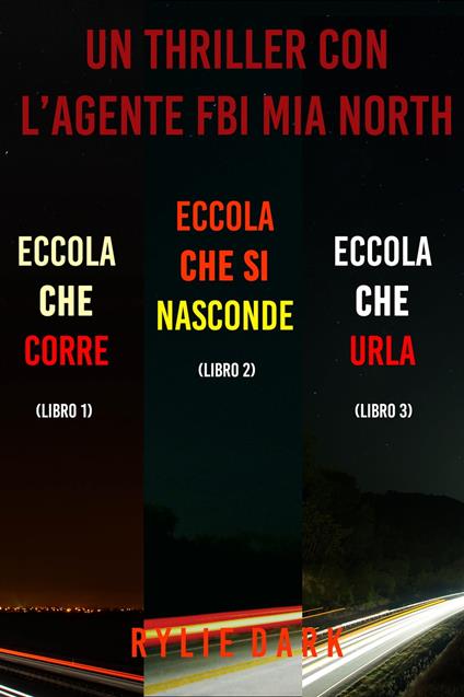 Bundle dei Thriller di Mia North: Eccola che corre (#1), Eccola che si nasconde (#2), e Eccola che urla (#3) - Rylie Dark - ebook