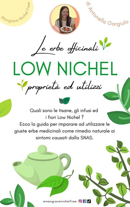 Le erbe officinali low nichel - Antonella Gargiulo - ebook