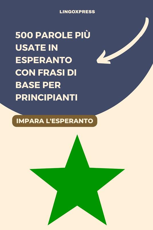 500 Parole Più Usate in Esperanto con Frasi di Base per Principianti - lingoXpress - ebook