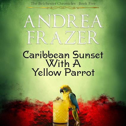 Caribbean Sunset with a Yellow Parrot