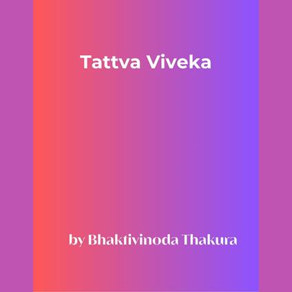Tattva Viveka