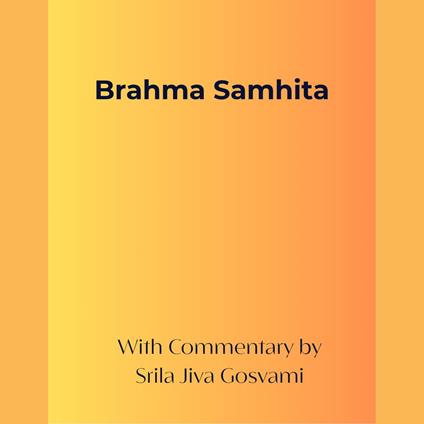 Brahma Samhita