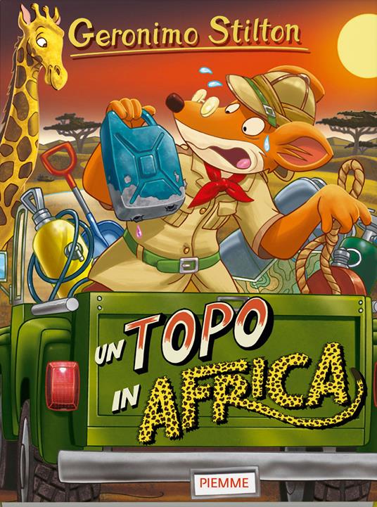 Un topo in Africa - Geronimo Stilton - copertina
