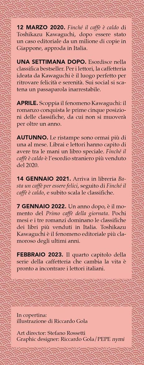 Ci vediamo per un caffe'. Copia autografata su ex libris - Toshikazu Kawaguchi - 3