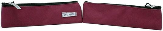 Astuccio 2 penne Comix Monocolore Burgundy