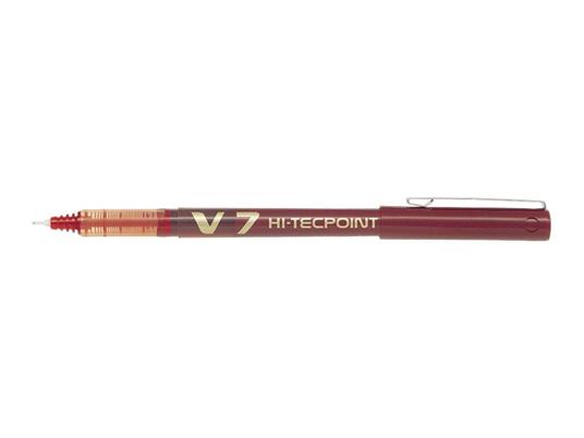 Pilot Hi-Tecpoint V7 Penna stick a sfera Rosso