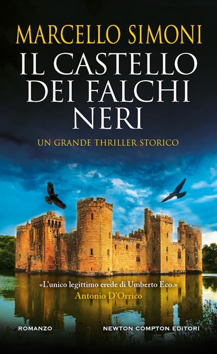 Il castello dei falchi neri -  Marcello Simoni - copertina