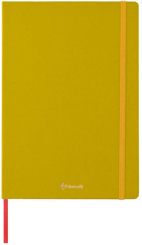 Taccuino Feltrinelli A5, a righe, copertina rigida, chartreuse, giallo, verde - 14,8 x 21 cm - 3