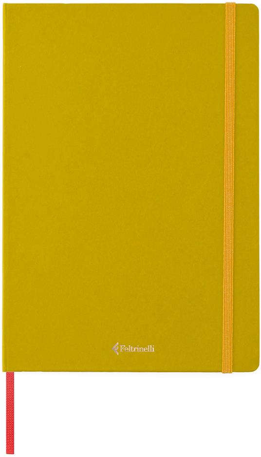Taccuino Feltrinelli A5, a pagine bianche, copertina rigida, chartreuse, giallo, verde - 14,8 x 21 cm - 3