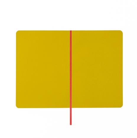 Taccuino Feltrinelli A5, a pagine bianche, copertina morbida, chartreuse, giallo, verde - 14,8 x 21 cm - 4
