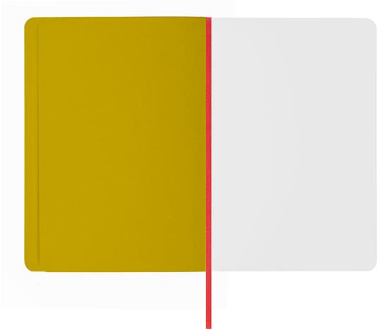 Taccuino Feltrinelli A5, a pagine bianche, copertina morbida, chartreuse, giallo, verde - 14,8 x 21 cm - 5