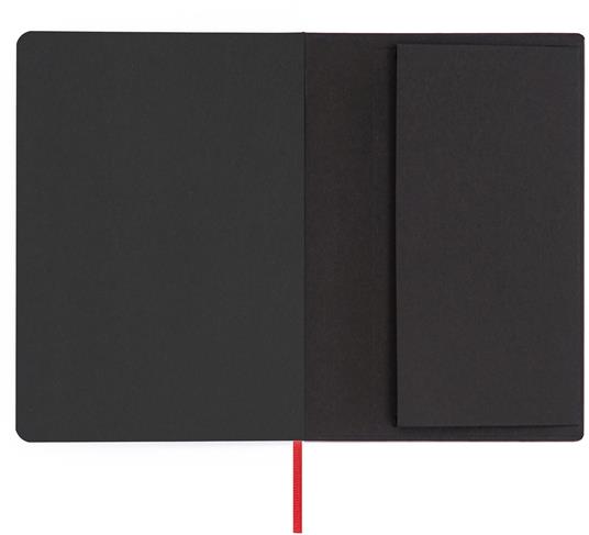 Taccuino Feltrinelli A5, a pagine bianche, copertina rigida, nero - 14,8 x 21 cm - 7