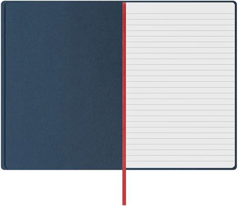 Taccuino Feltrinelli A5, a righe, copertina rigida, blu - 14,8 x 21 cm - 5