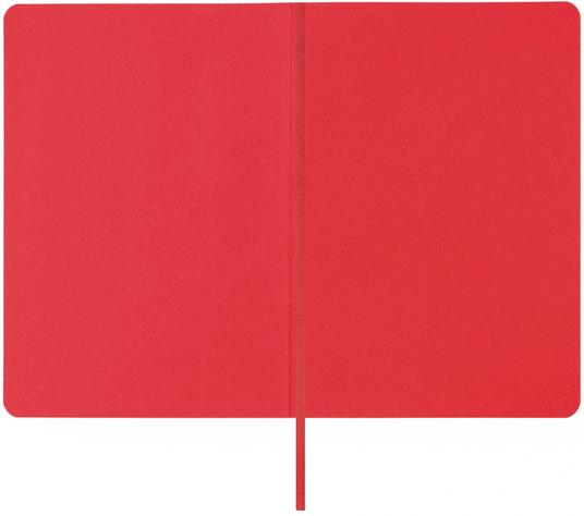 Taccuino Feltrinelli A5, a righe, copertina morbida, rosso - 14,8 x 21 cm - 4