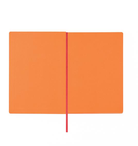 Taccuino Feltrinelli A5, a righe, copertina rigida, arancione - 14,8 x 21 cm - 4