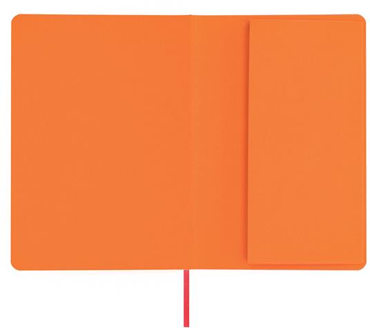 Taccuino Feltrinelli A5, a righe, copertina rigida, arancione - 14,8 x 21 cm - 7